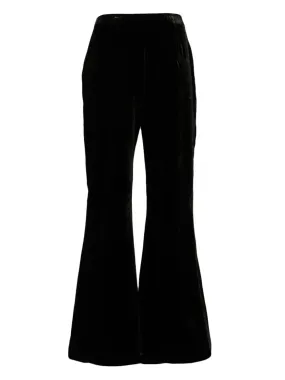 Amores High-Waisted Trousers in Black