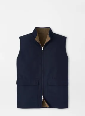 Brentwood Reversible Fleece Vest by Peter Millar - Navy