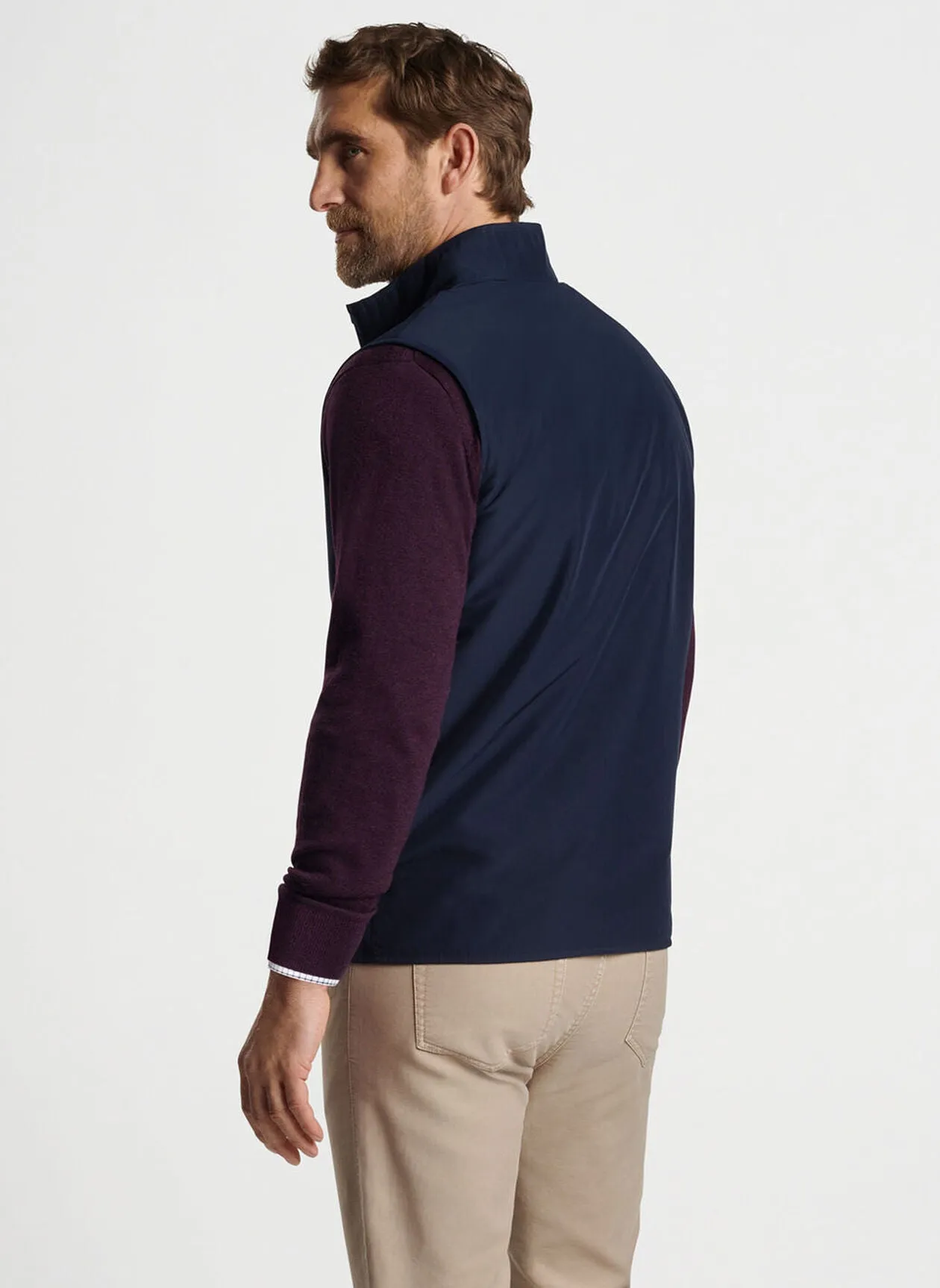 Brentwood Reversible Fleece Vest by Peter Millar - Navy