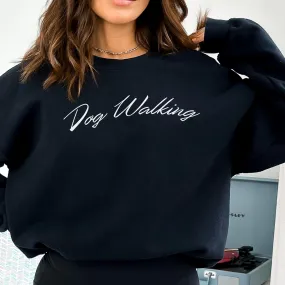 Dog Walking - Womens Sweater - Mum Sweater