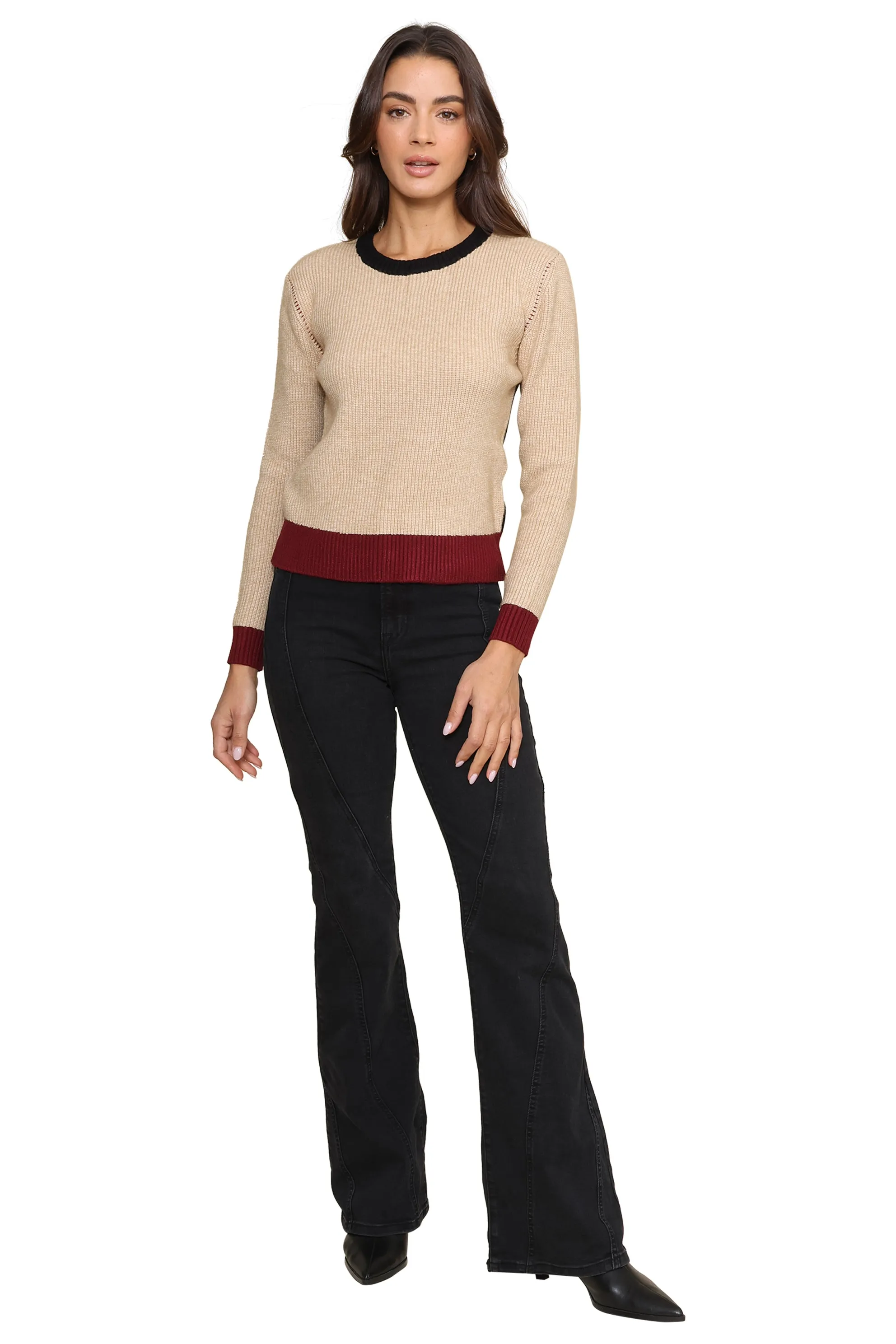 Esme Color Block Sweater