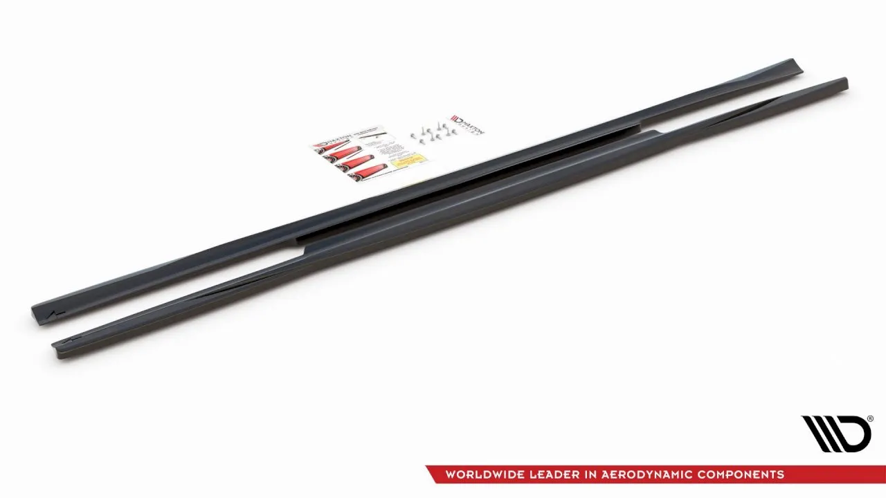 Maxton Design - SIDE SKIRTS DIFFUSERS MERCEDES C W205 (2014-2018)