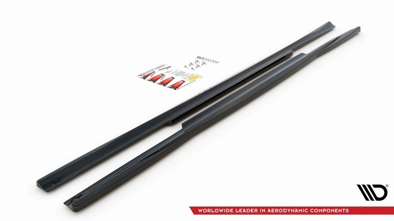 Maxton Design - SIDE SKIRTS DIFFUSERS MERCEDES C W205 (2014-2018)