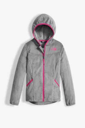 North Face Girls Oso Hoodie - Silver (Size 5 left)