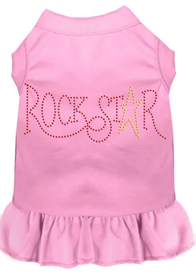 Rhinestone Rockstar Dress Light Pink Lg (14)