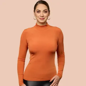 Rib Mock Neck Layering Top (Discontinued Style)- FINAL SALE