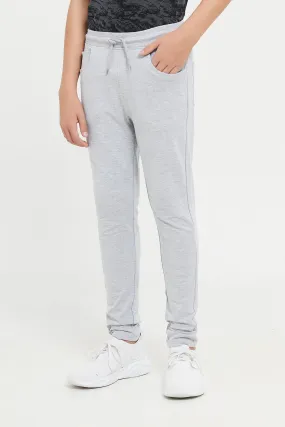 Senior Boys Grey Lounge Active Pants