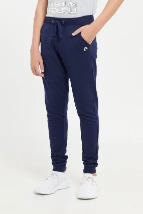 Senior Boys Navy Active Pant