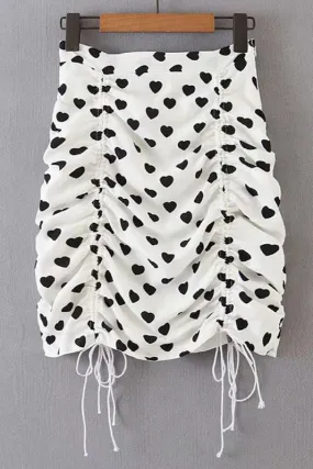 The Cupid Black and White Skirt