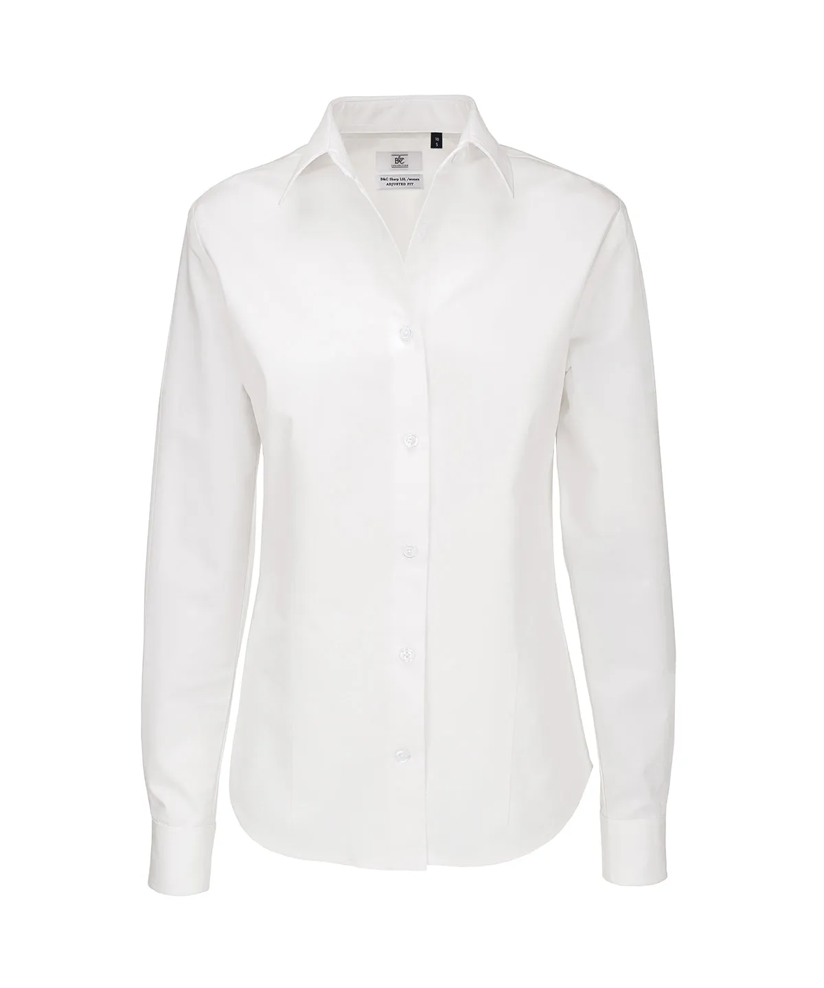 White - B&C Sharp long sleeve /women